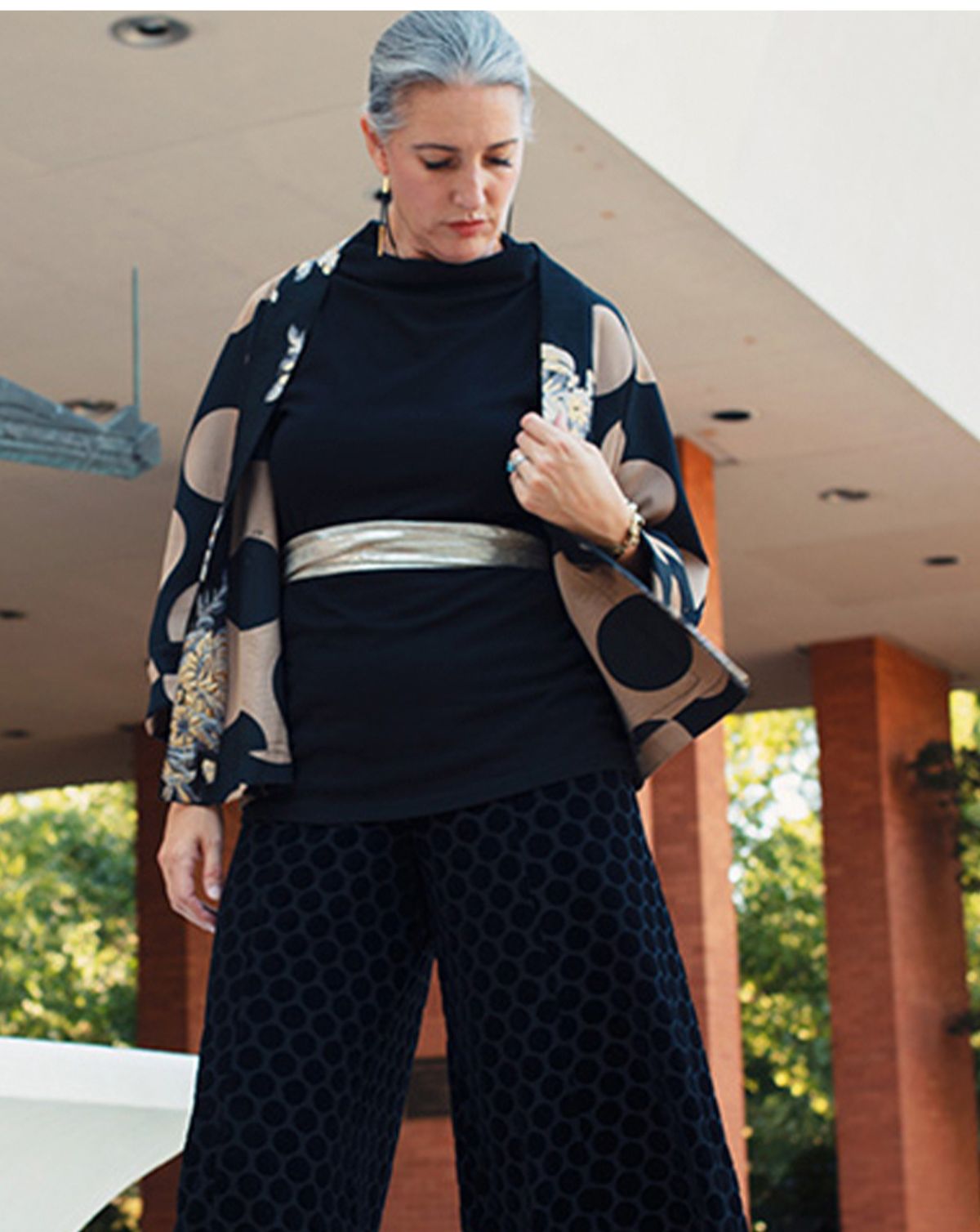 Midi Wrap Belt - Silver Shimmer