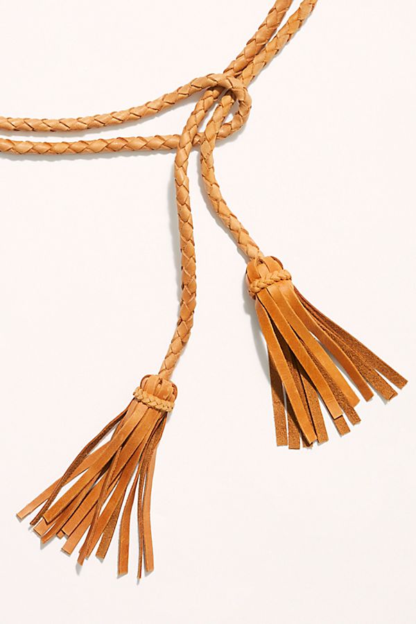 Fringe Soga Leather Belt