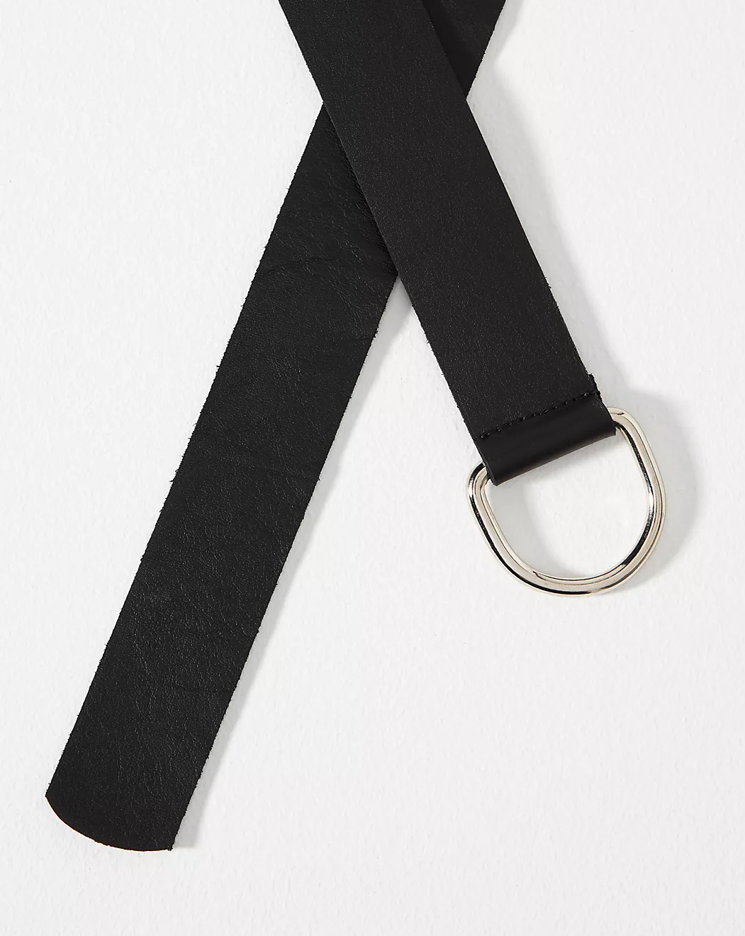 Pia Adjustable Leather Belt - Black