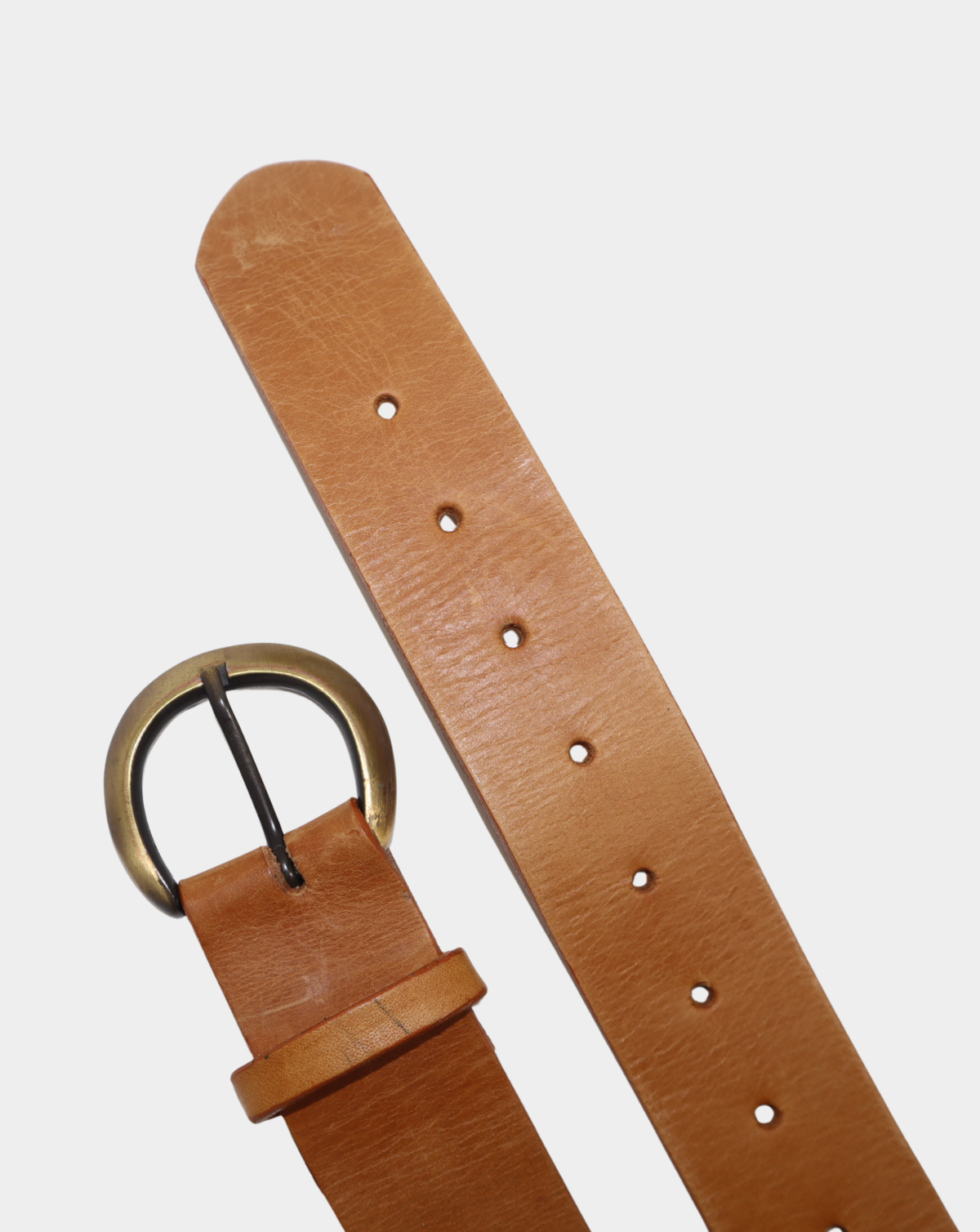 Cole Leather Belt - Cognac