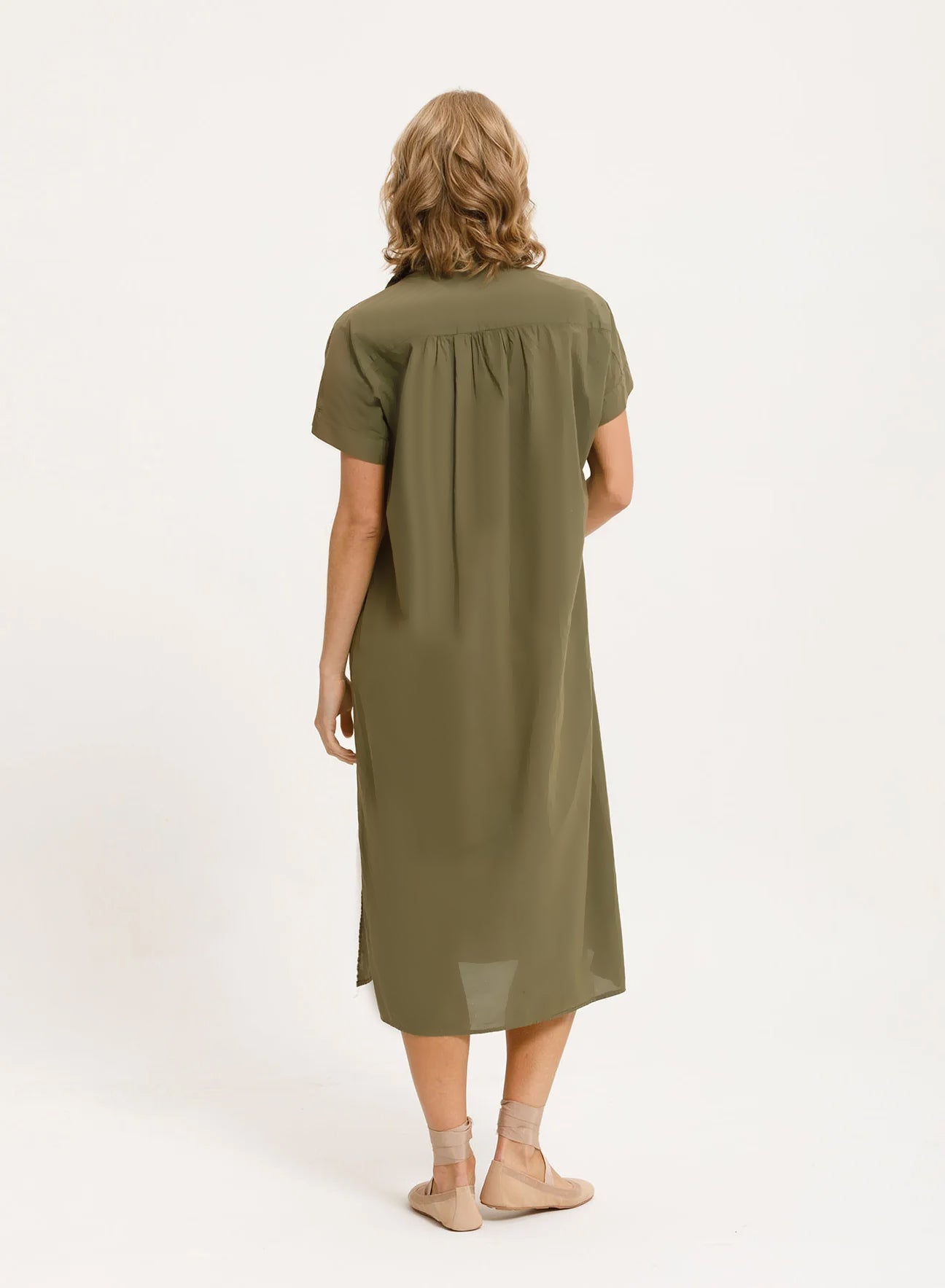 Cotton Dream Dress - Army