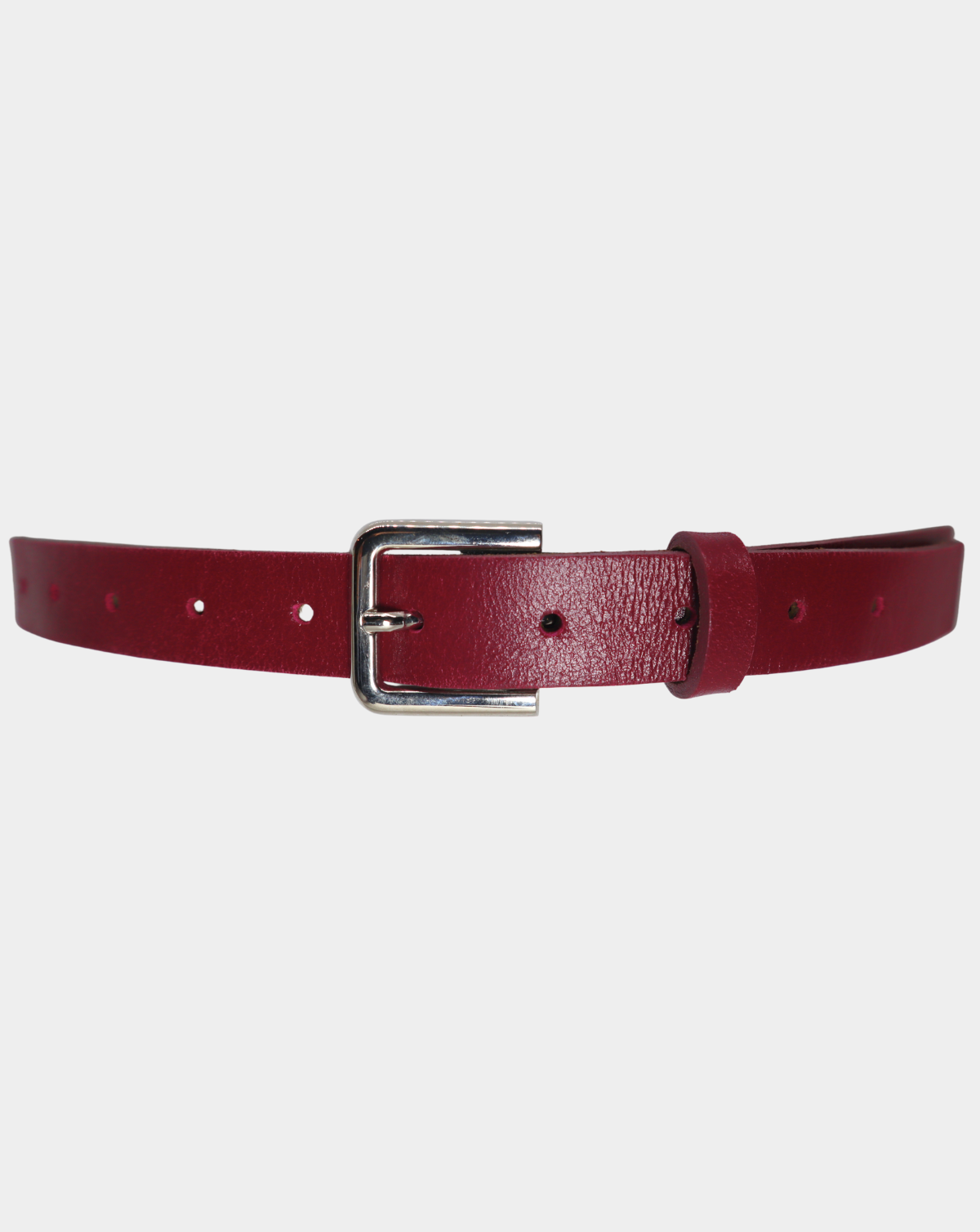 Emil Belt - Burgundy Berry - OS | Fashion Belt | ADA Belt display picture 2