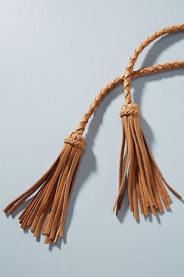 Fringe Soga Leather Belt
