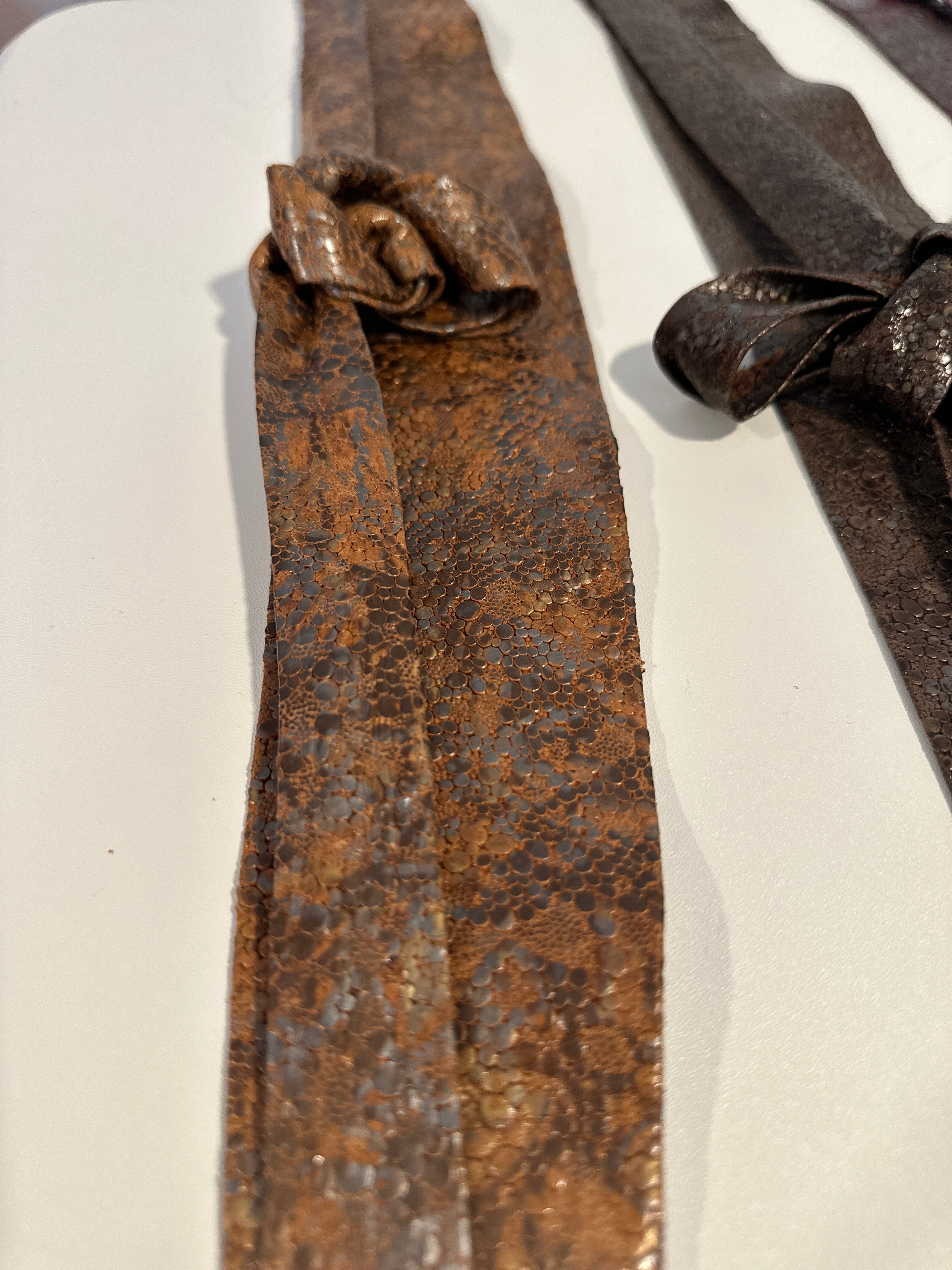 Wrap Belt - Bubble Tan