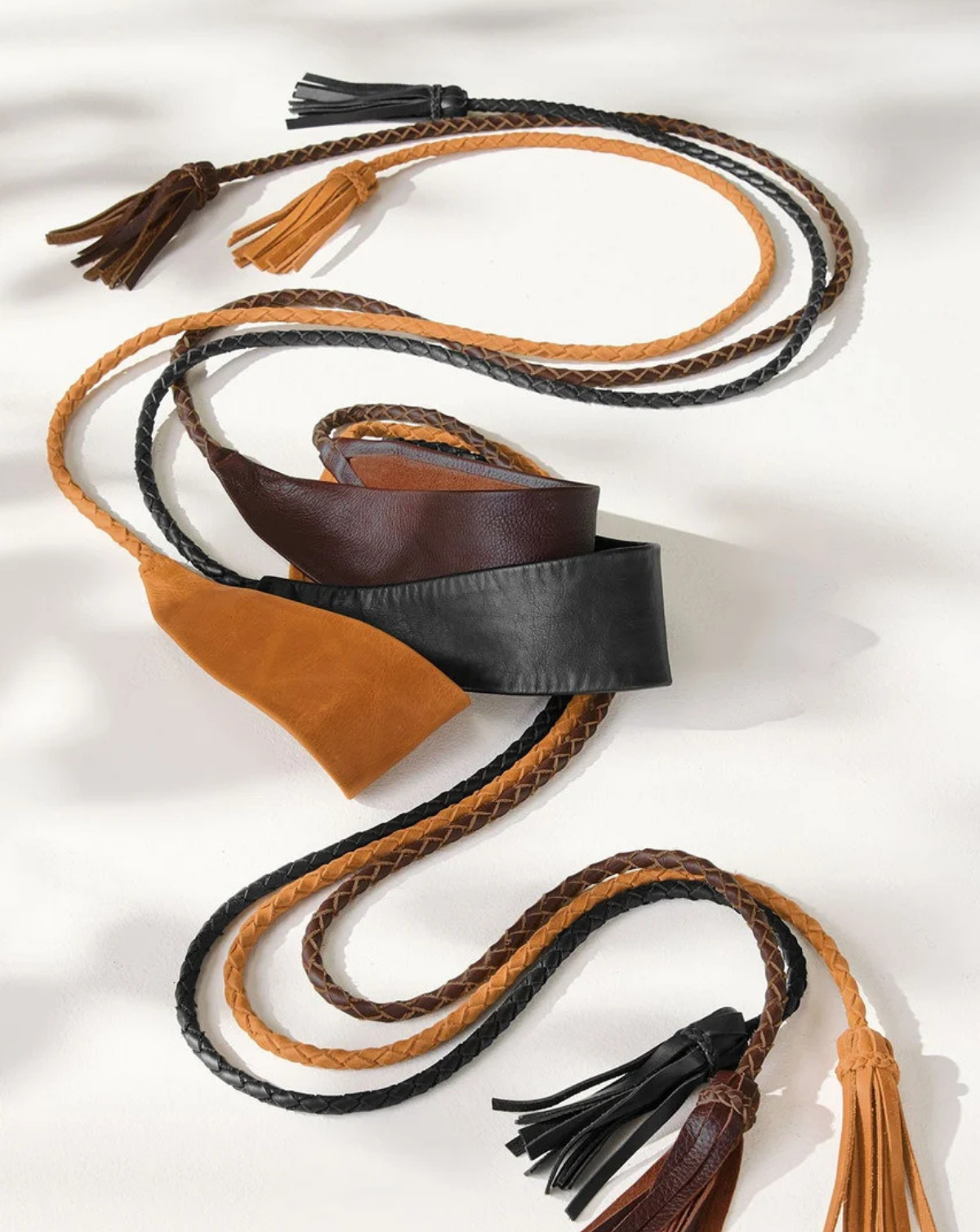Lucky Leather Belt - Cognac