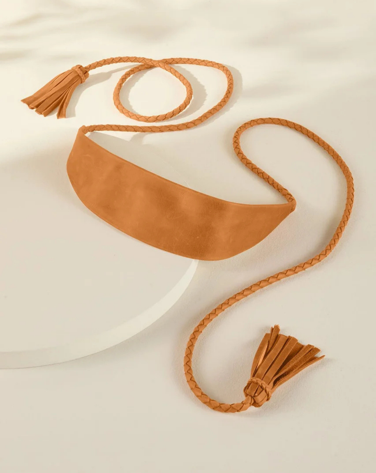 Lucky Leather Belt - Cognac