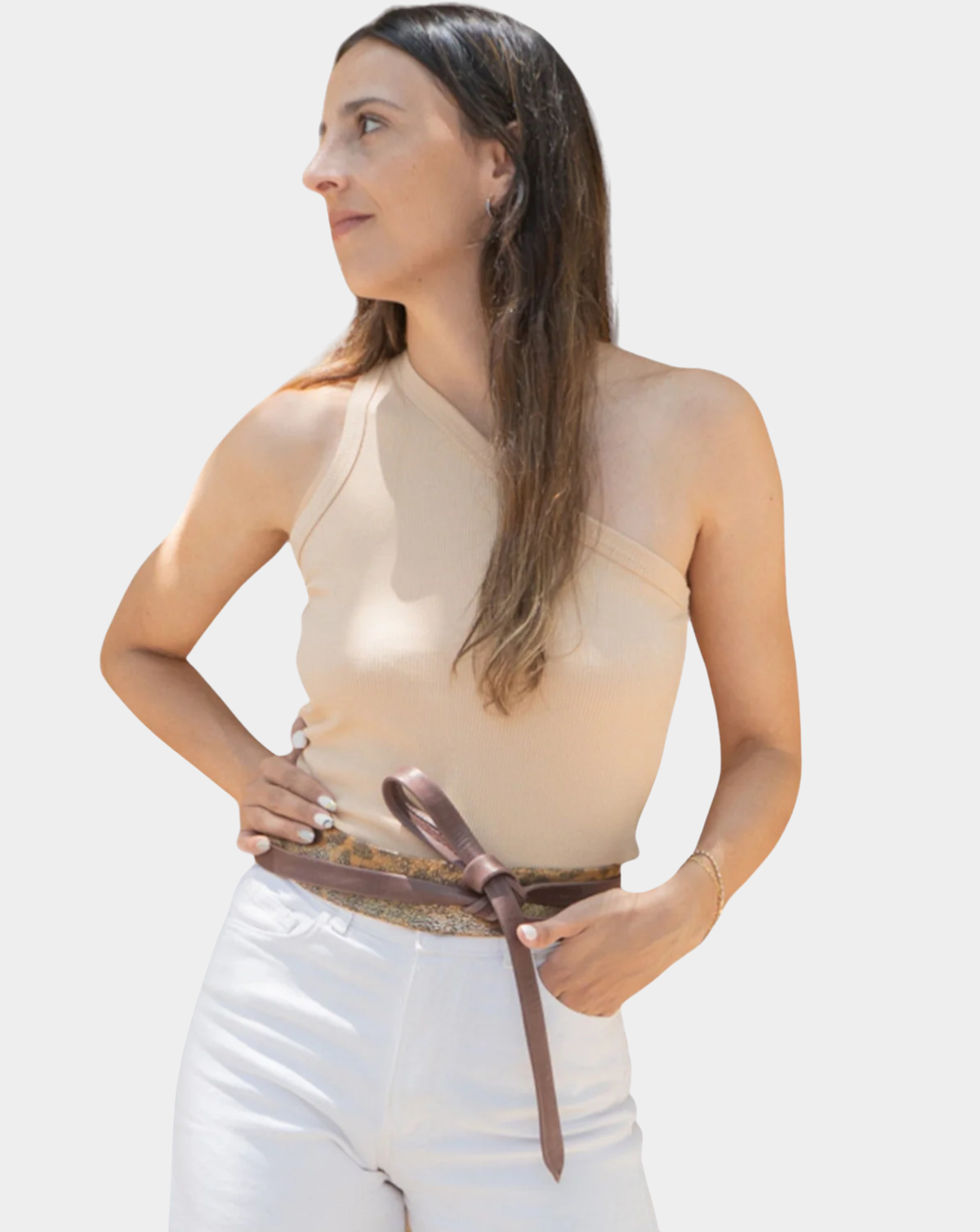 Midi Wrap Belt - Tiger Combo