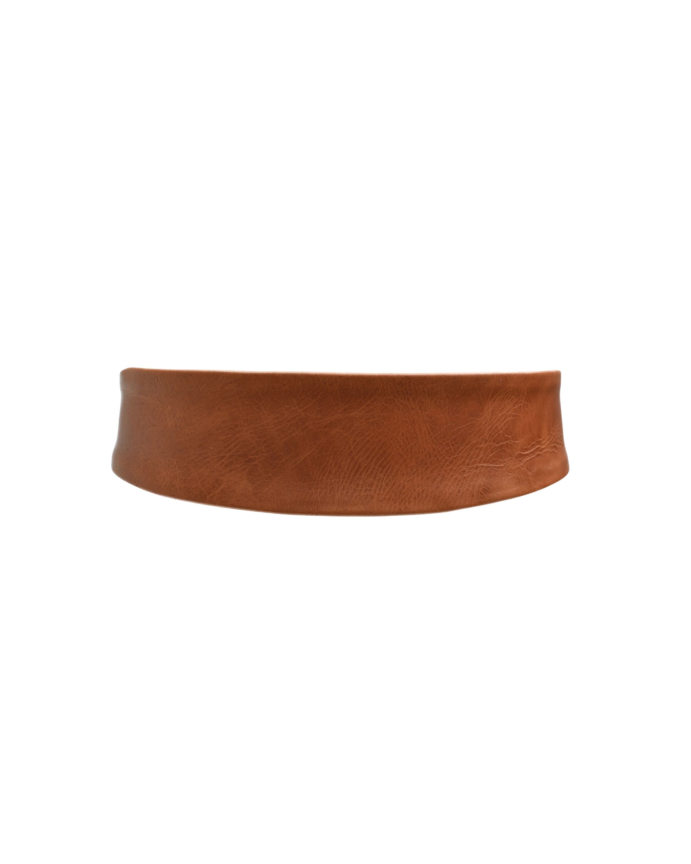 Naomi Leather Belt - Cognac