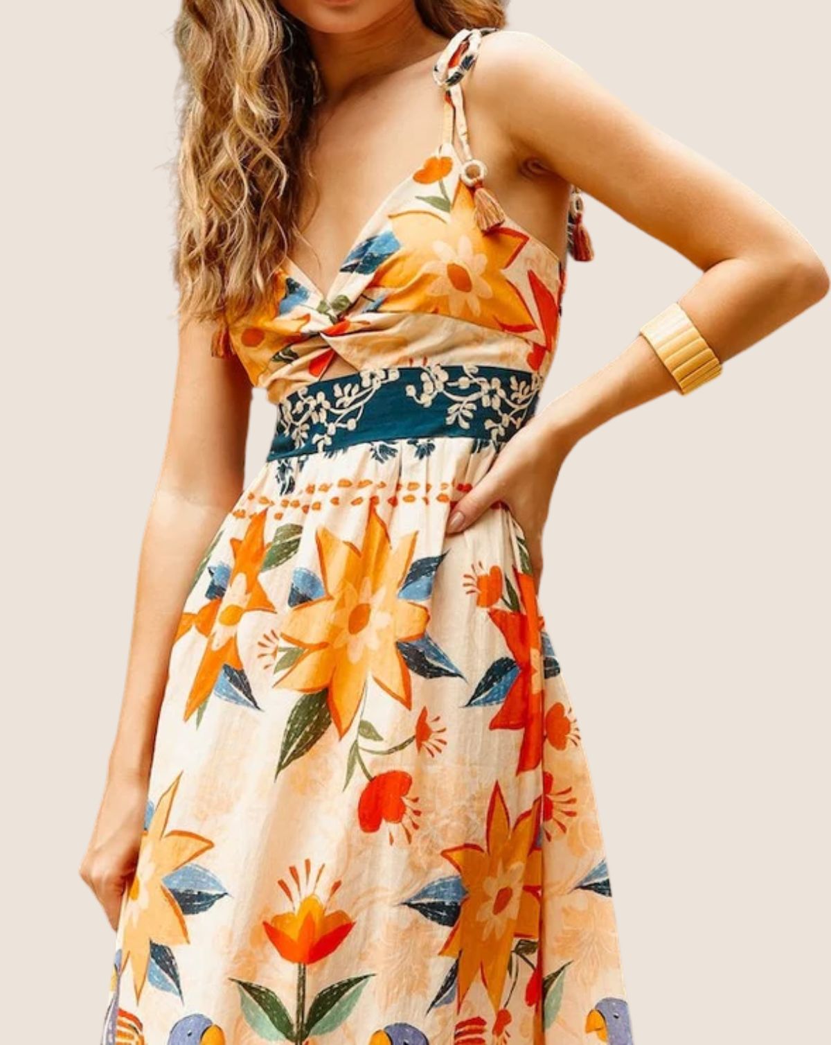 sachin and babi light blue dress How to Style an Orange Dress? – GOELIA