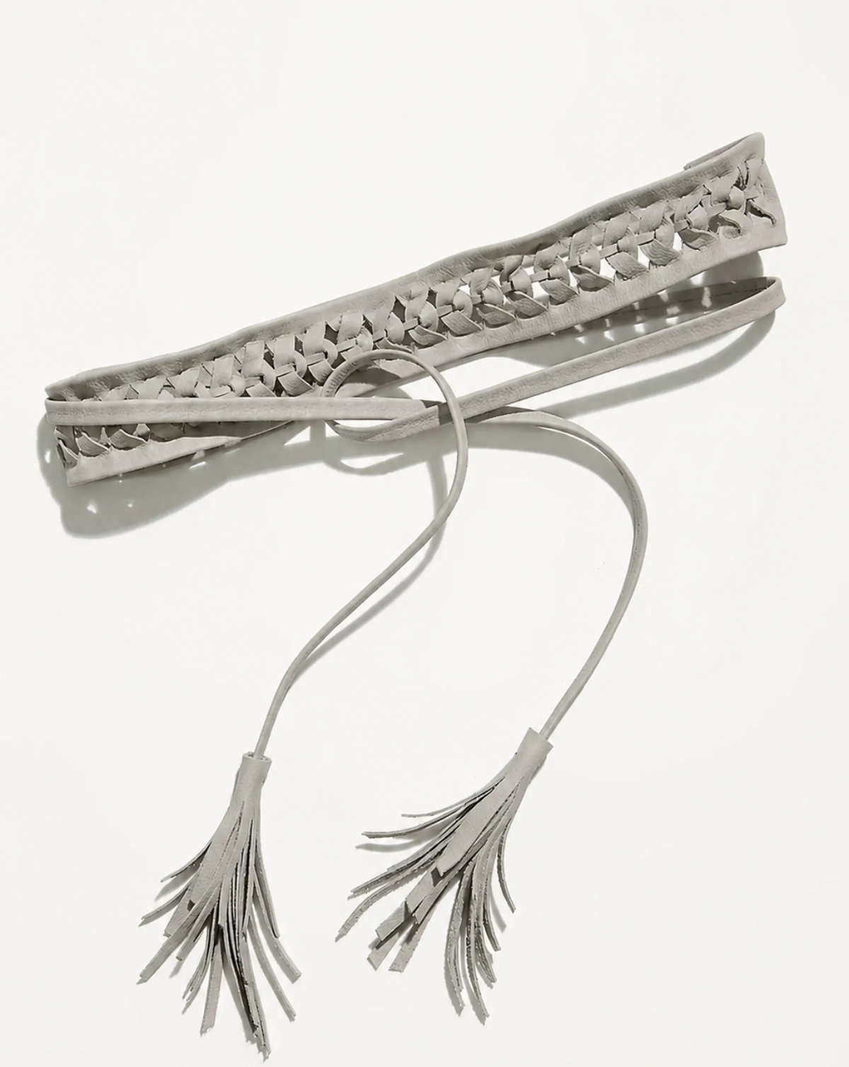 Ava Wrap Leather Belt - Seagrass