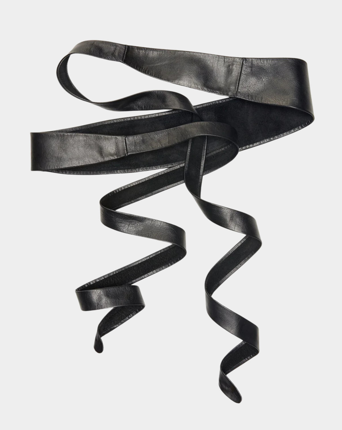 Wrap Black Belt | Leather Belt | Fashion Belt | ADA Belt display picture 1