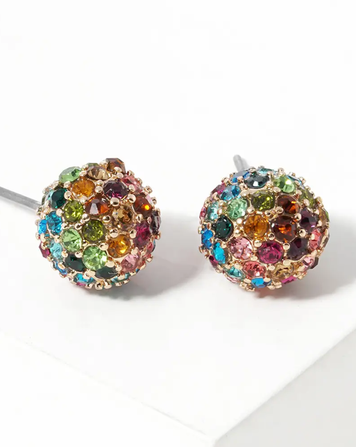 Ball Stud Earrings - Disco