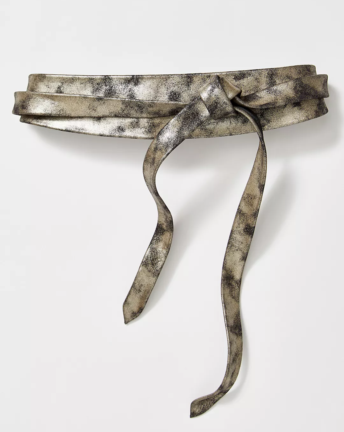 Wrap Leather Belt - Butter Shimmer