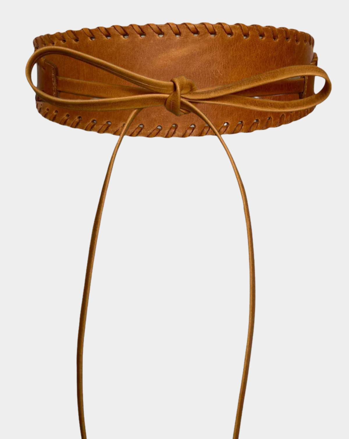 Chloe Leather Belt - Cognac