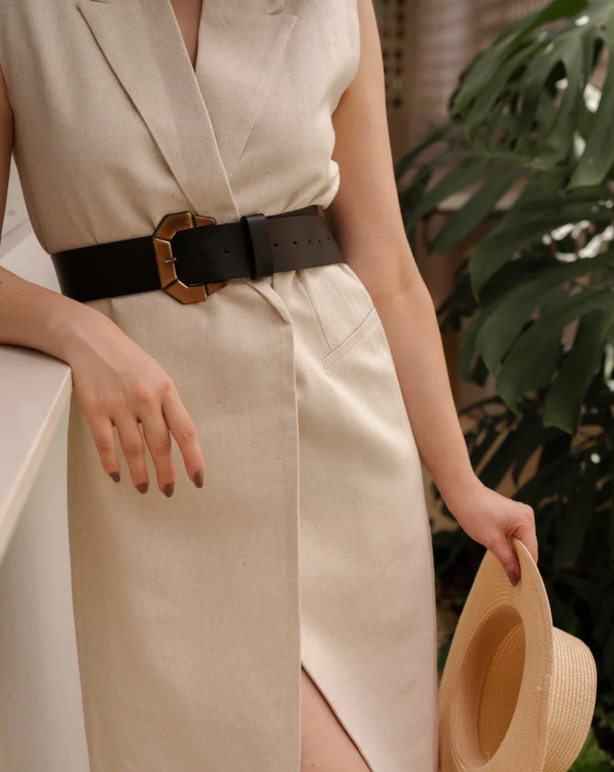 Gem Leather Belt