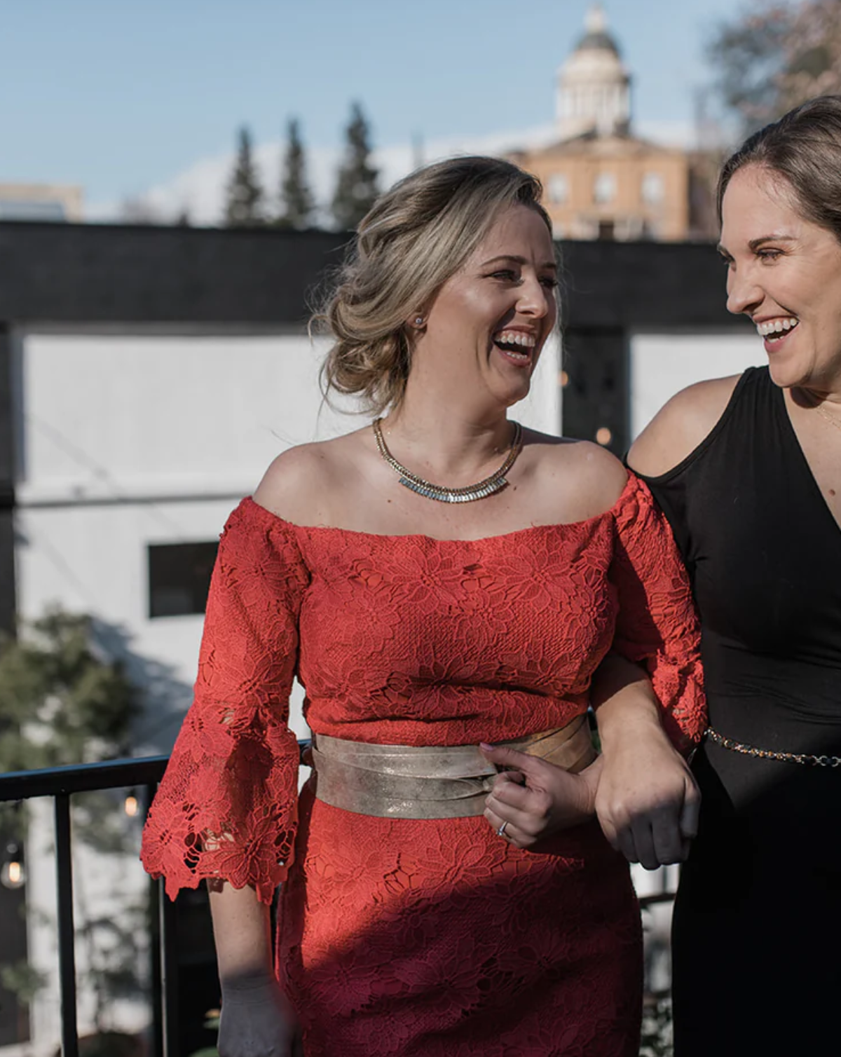 Wrap Leather Belt - Gold