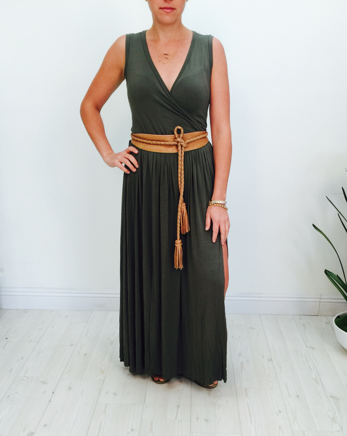 Lucky Leather Belt - Cognac