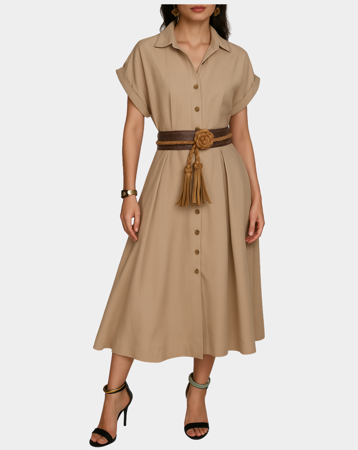 Lucky Wrap Belt - Papaya Python