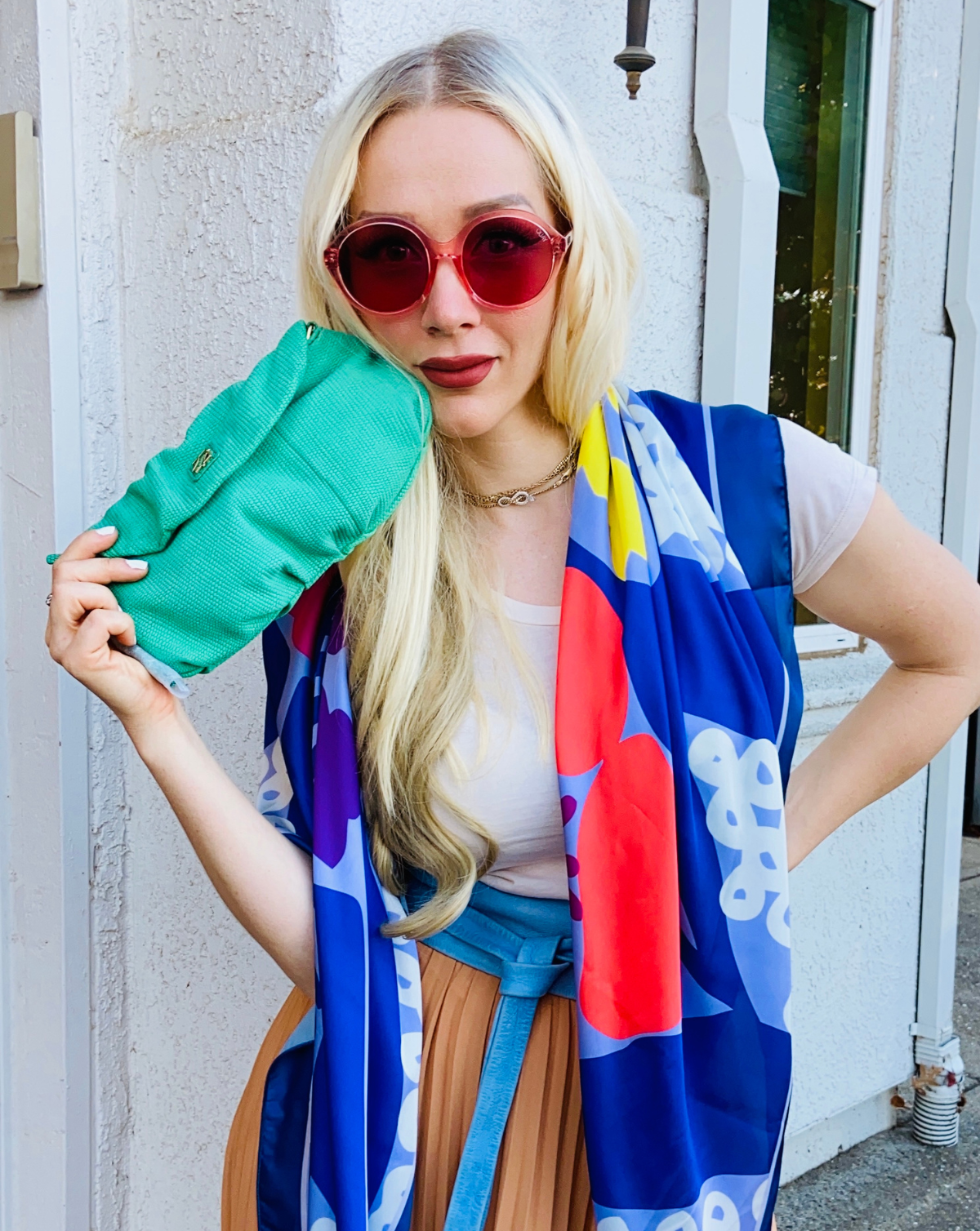 Luna Clutch - Jade Glow Emerald