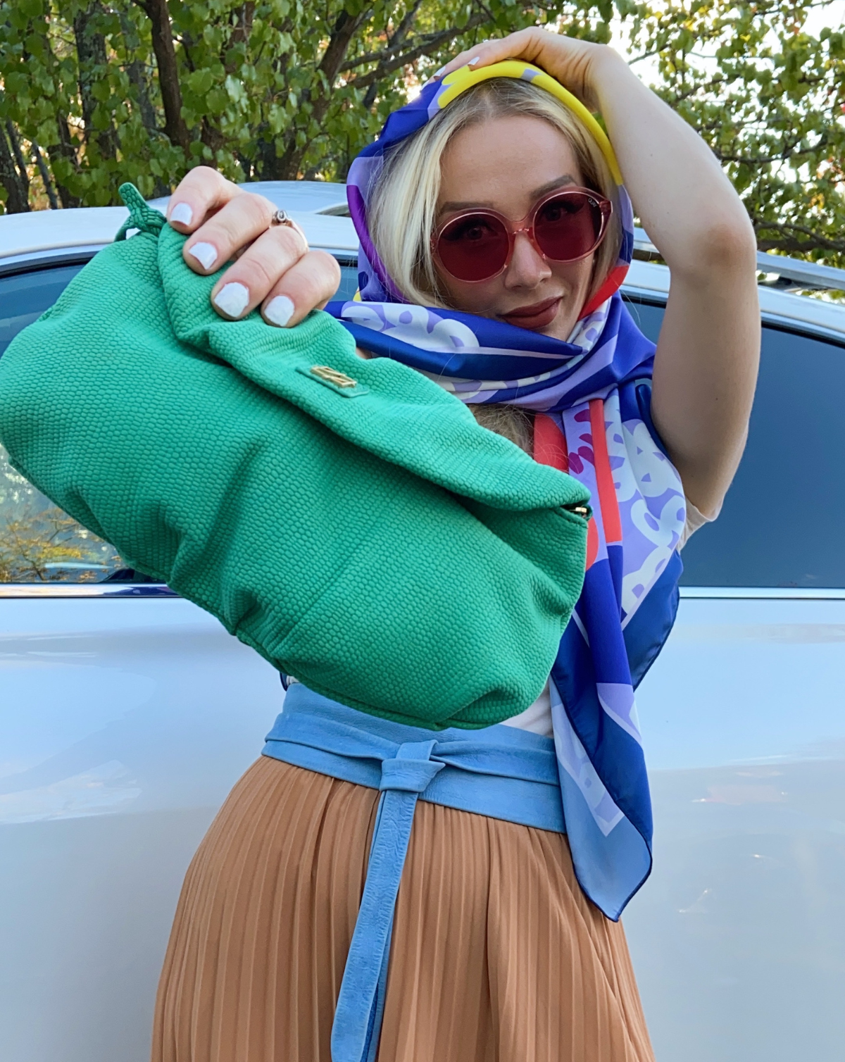 Luna Clutch - Jade Glow Emerald