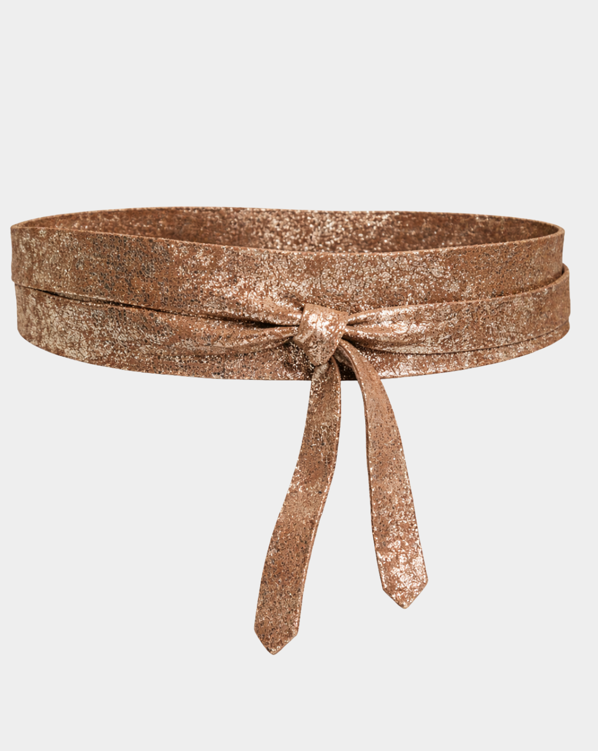 Wrap Leather Belt - Pandora Gold Suede