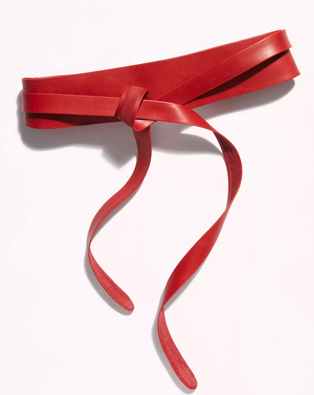 Wrap Leather Belt - Upsell Red