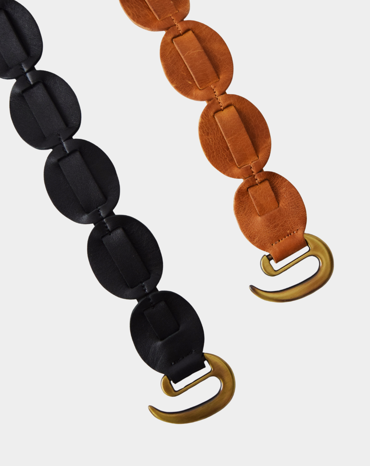 Shishi Leather Belt - Cognac