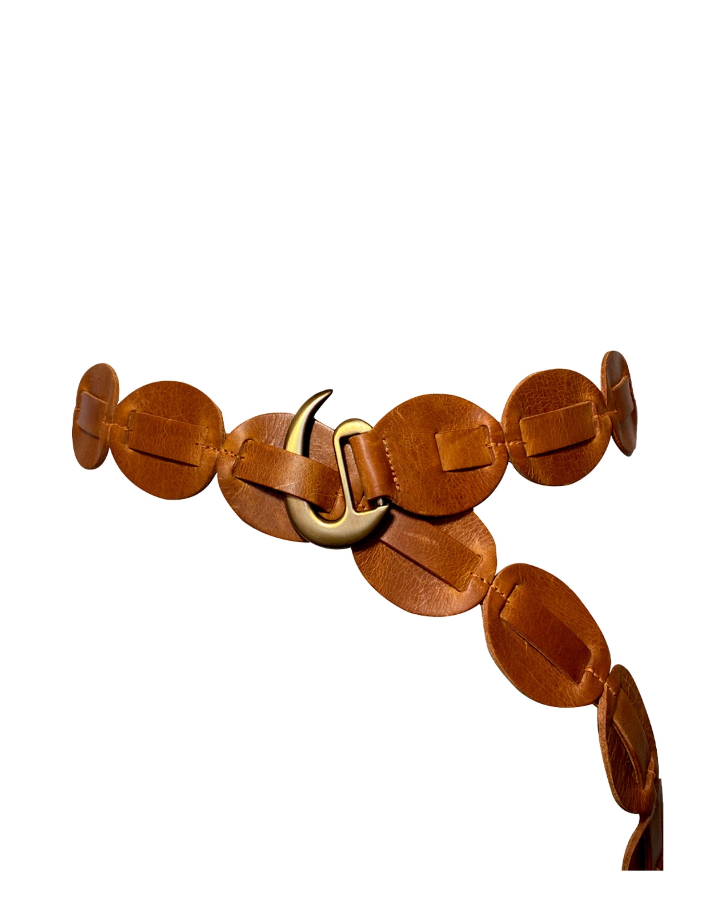 Shishi Leather Belt
