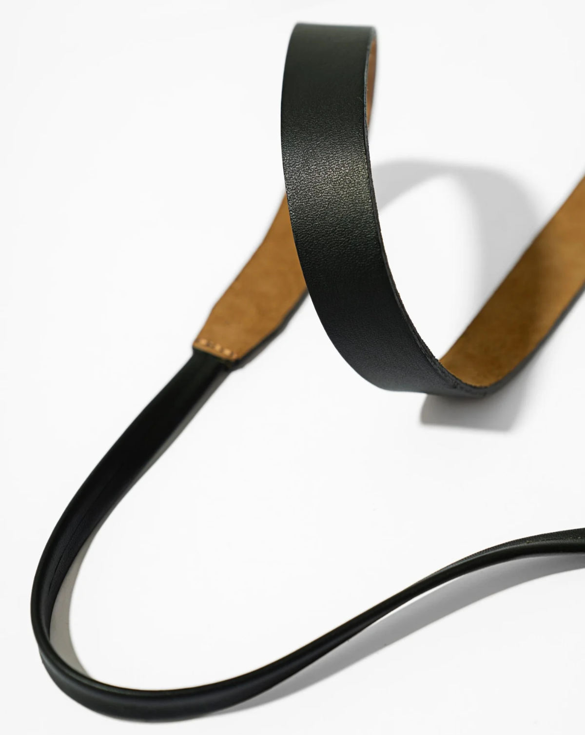 Black Leather Wrap Belt Adjustable Hook Clasp Minimalist Women’s HIALAS Women main image 3