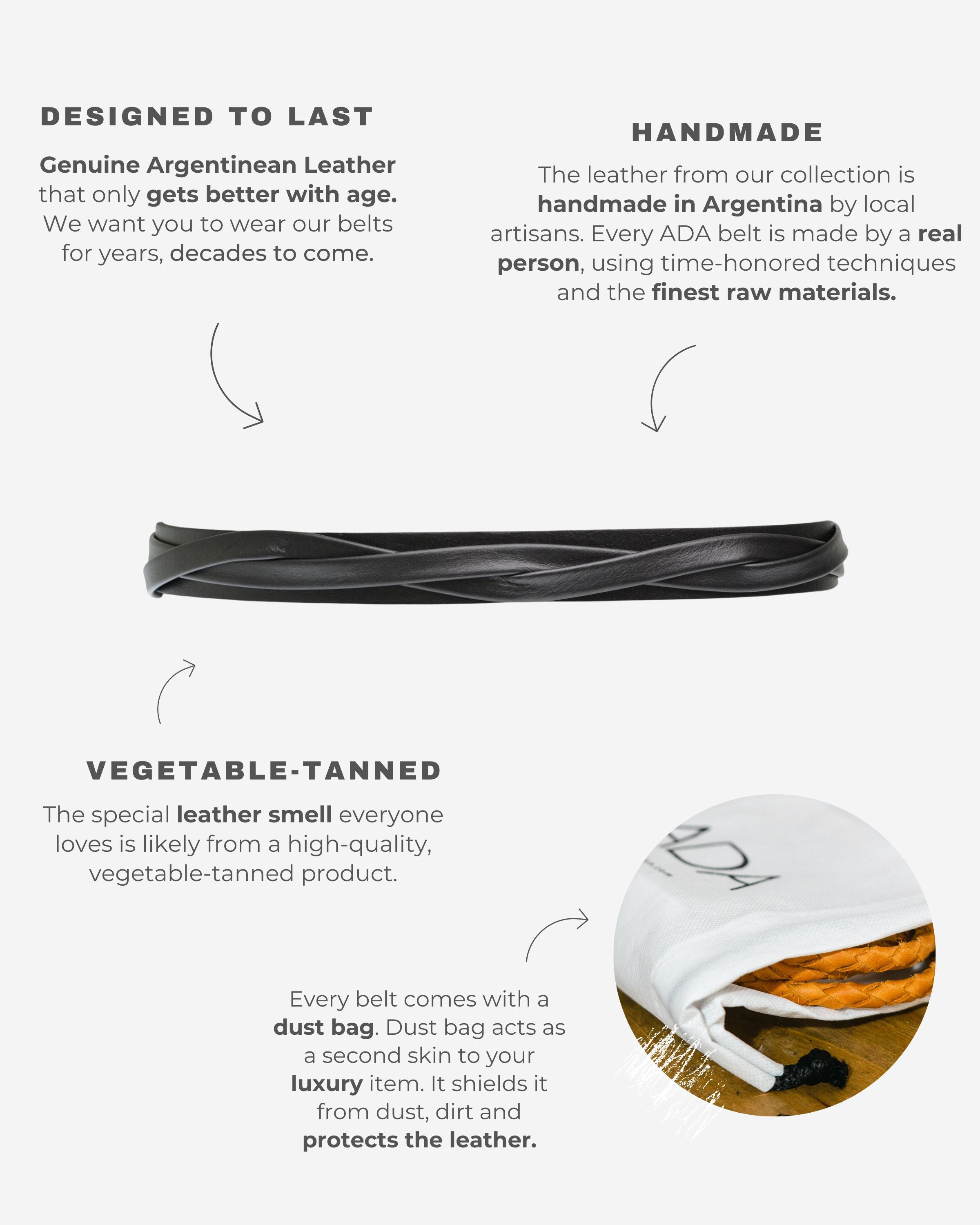Skinny Wrap Leather Belt