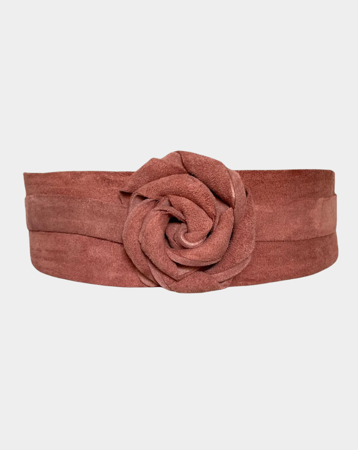 Wrap Belt - Cinder Rose Suede