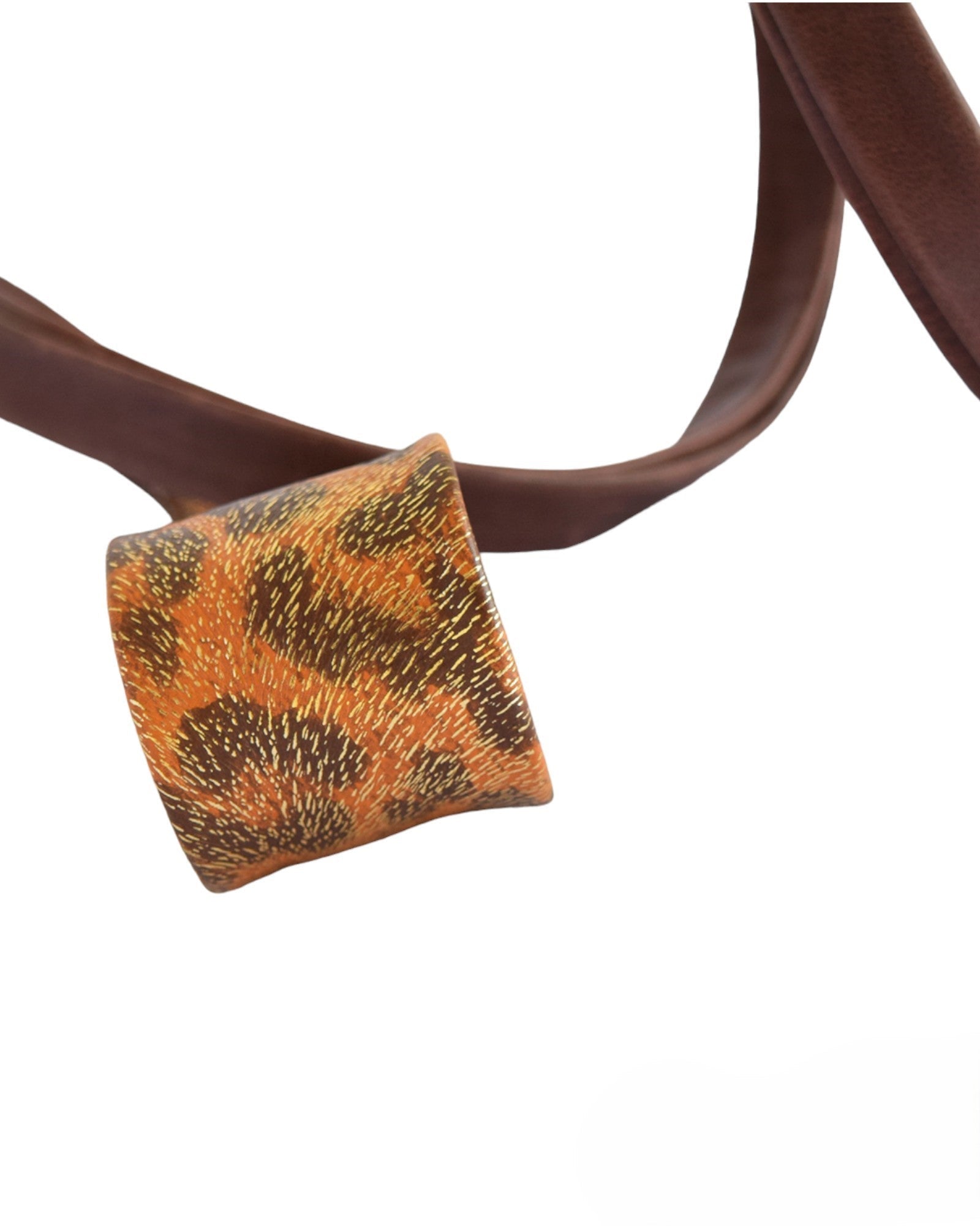 Midi Wrap Belt - Tiger Combo