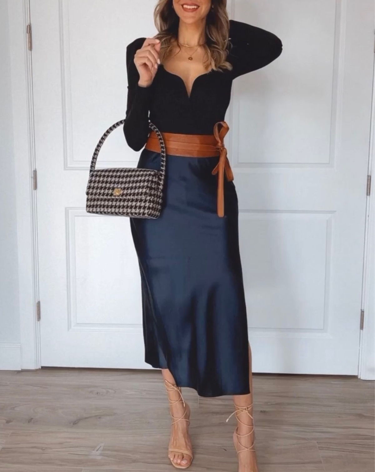 Wrap Leather Belt - Whiskey