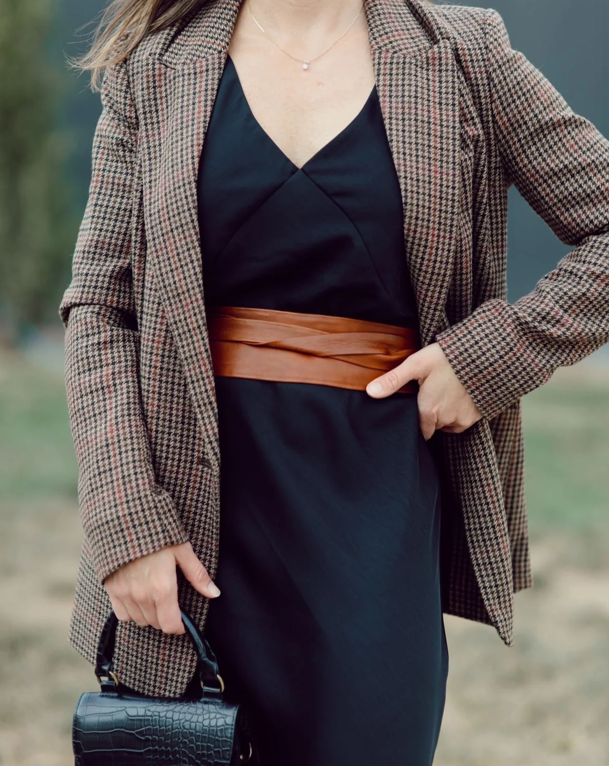 Wrap Leather Belt - Whiskey