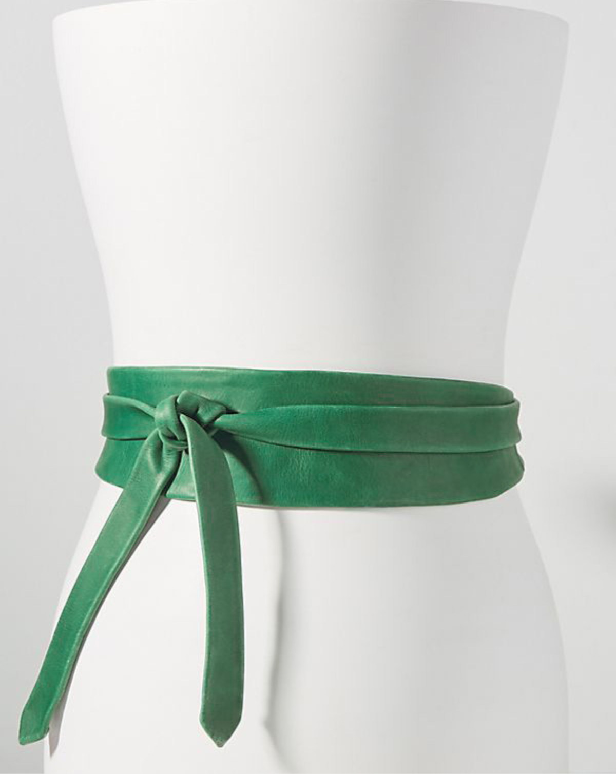 Wrap Leather Belt - Green Pear