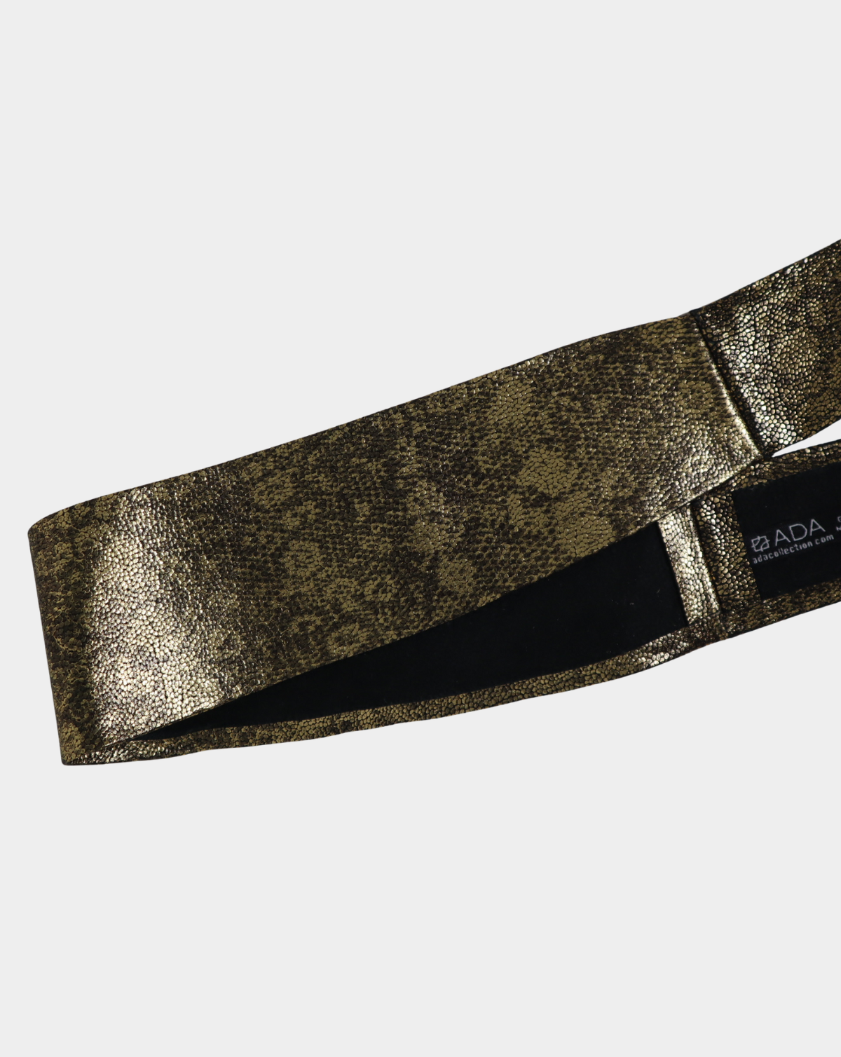 Wrap Leather Belt - Gold Stingrey
