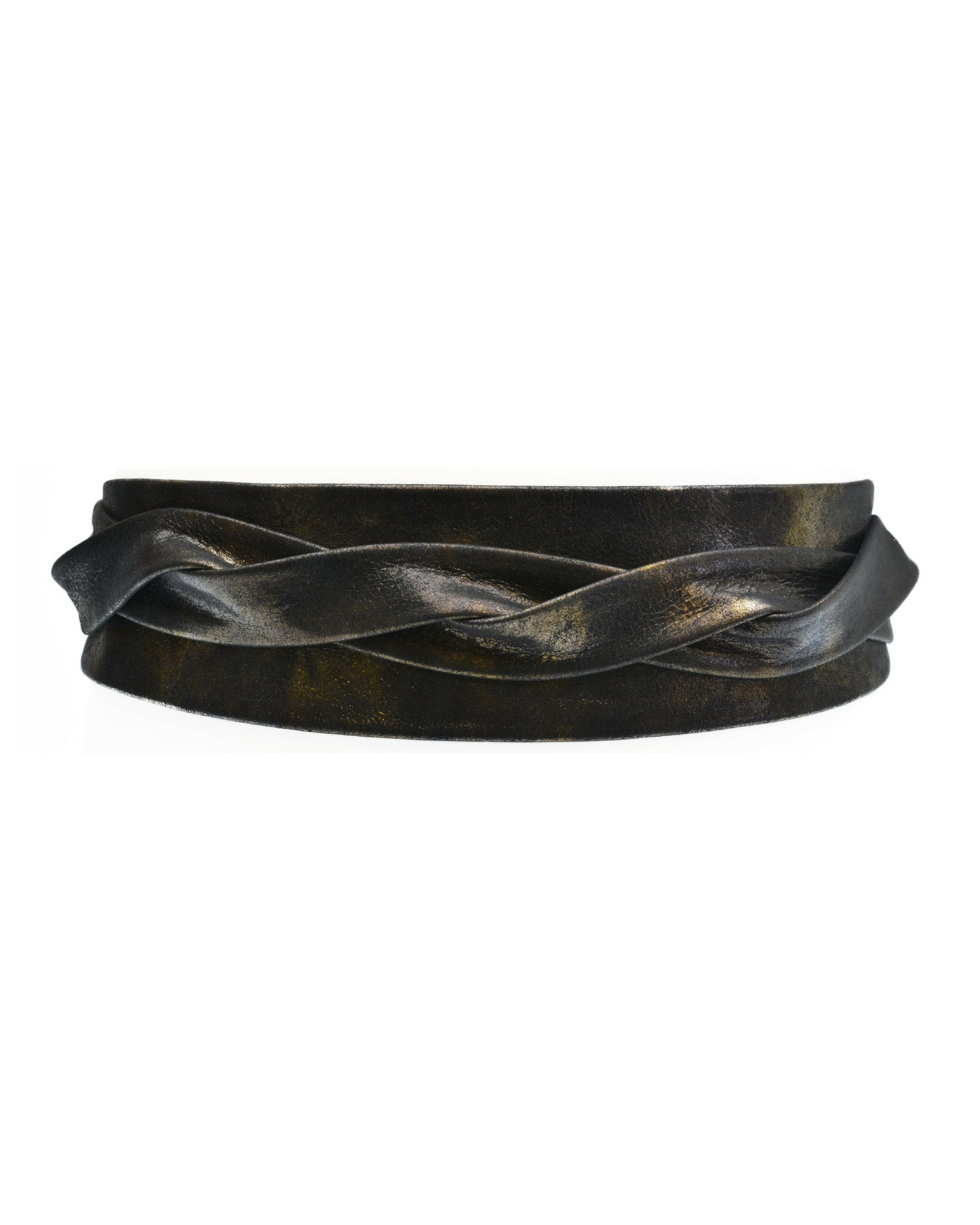 Wrap Leather Belt - Midnight