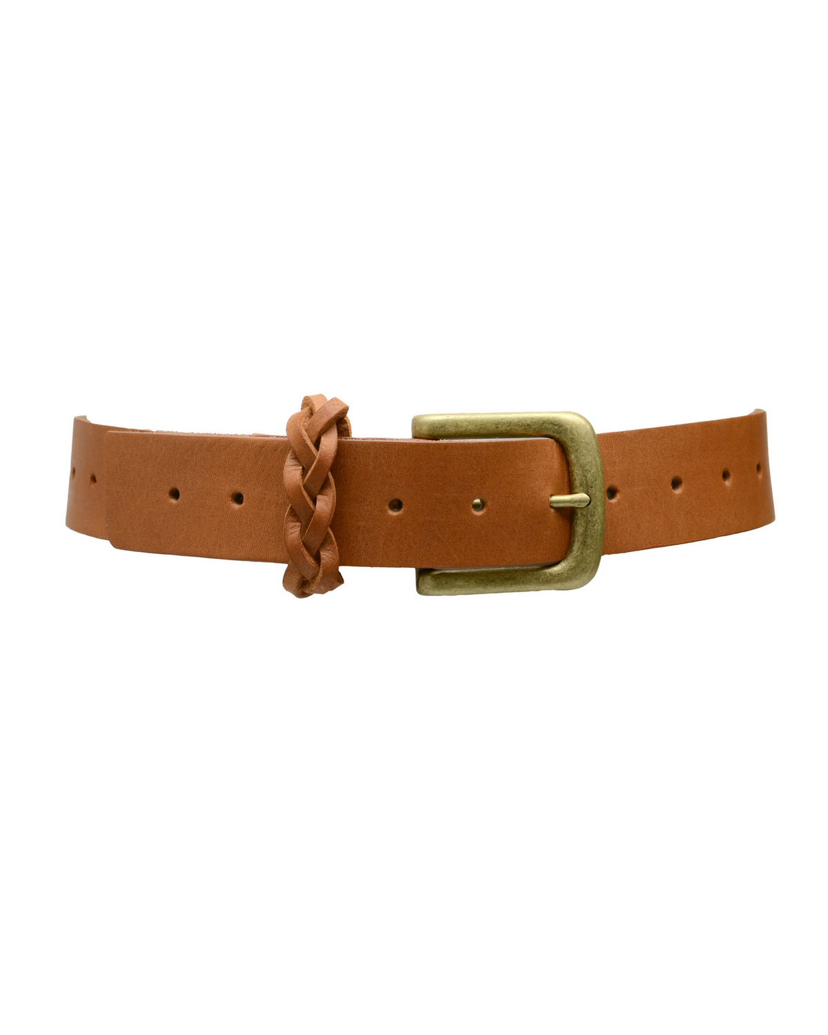 Tough Guy Leather Belt - Cognac #6