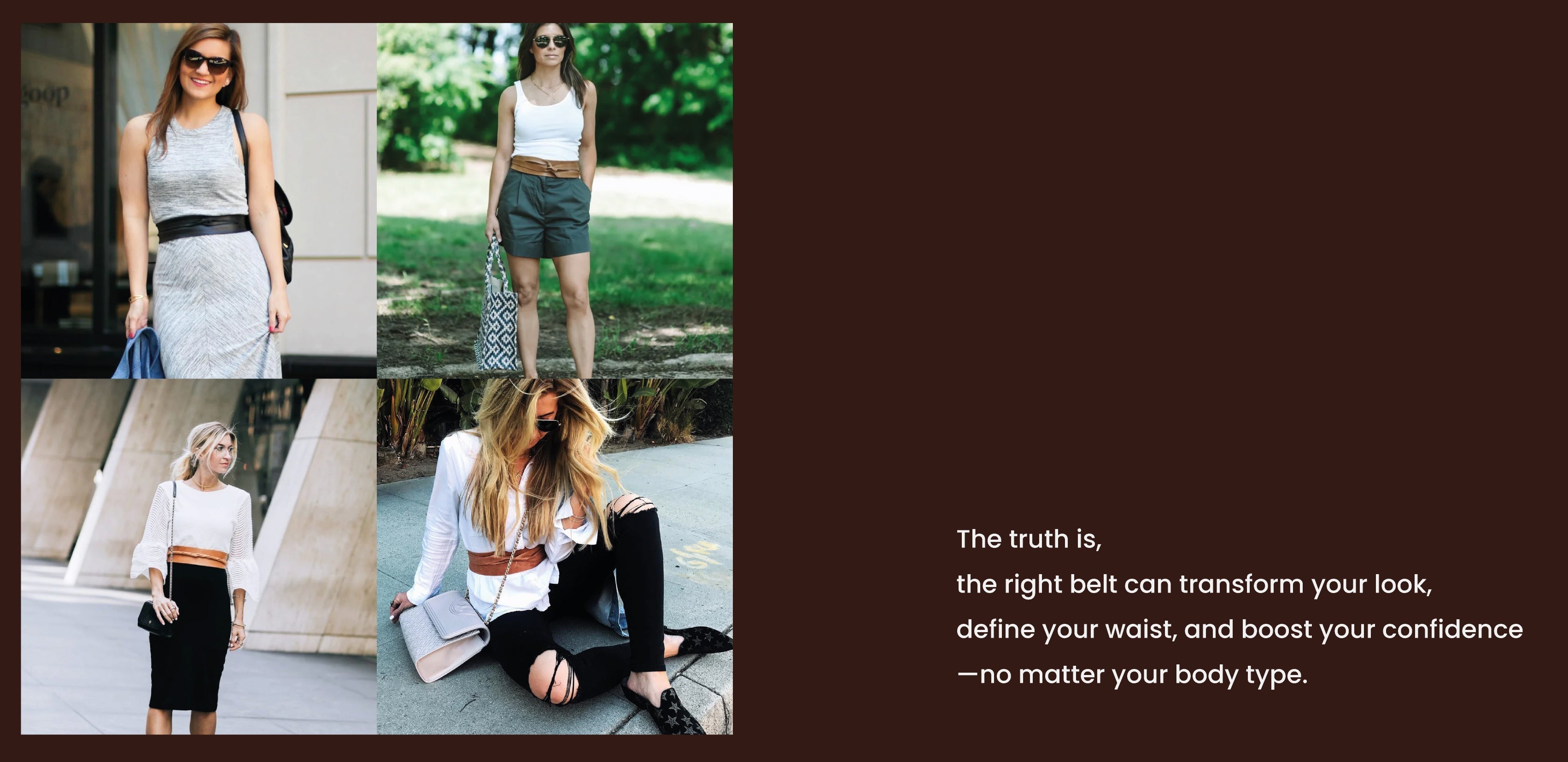 Afraid a Belt Won’t Flatter You? Here’s How to Make It Work for Your Body