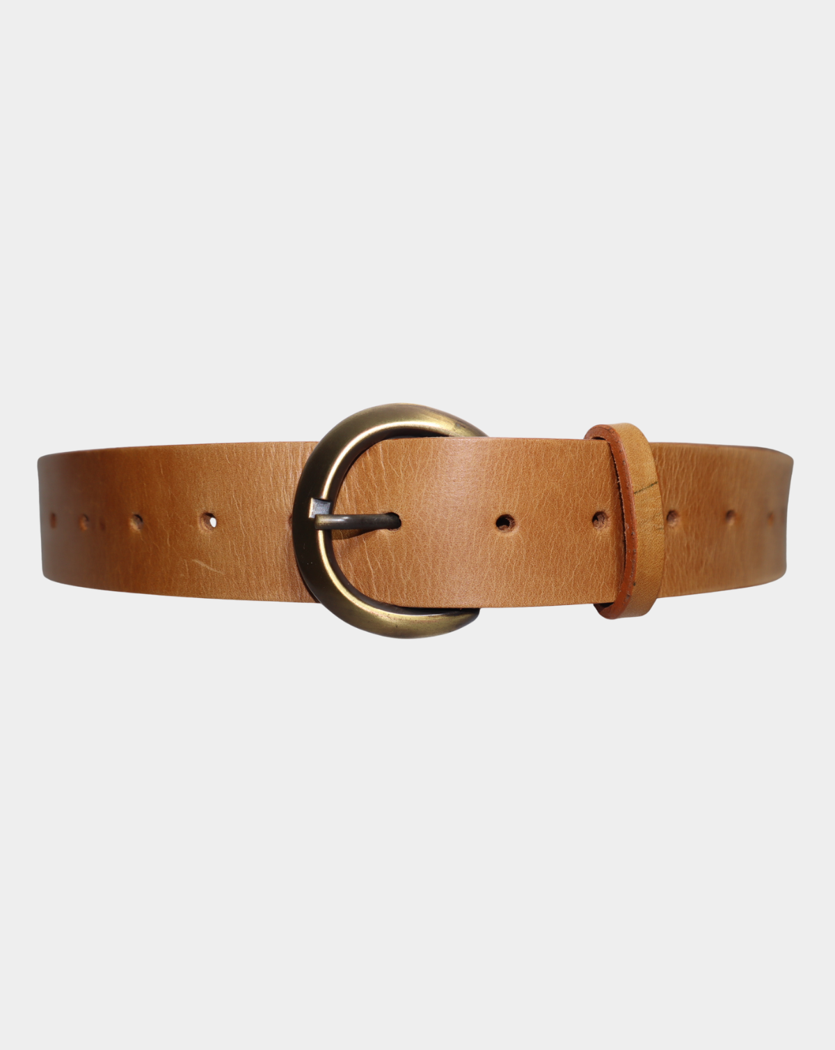 Cole Leather Belt - Cognac
