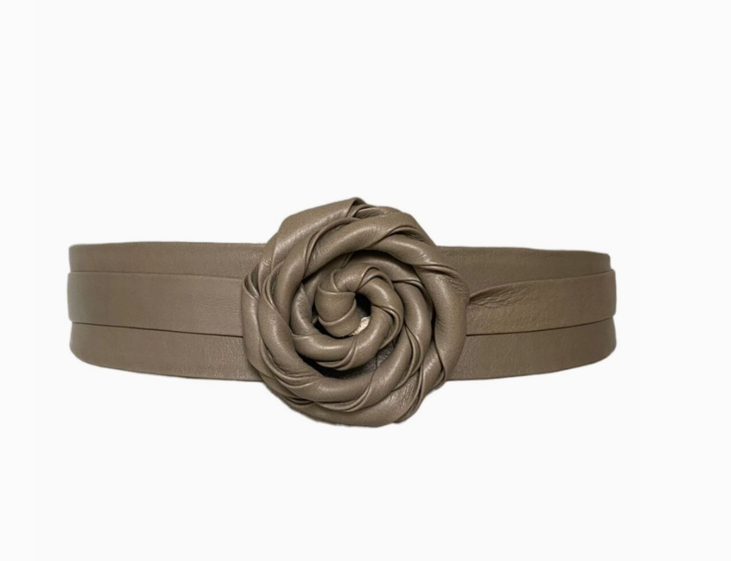 Midi Wrap Belt - Mushroom
