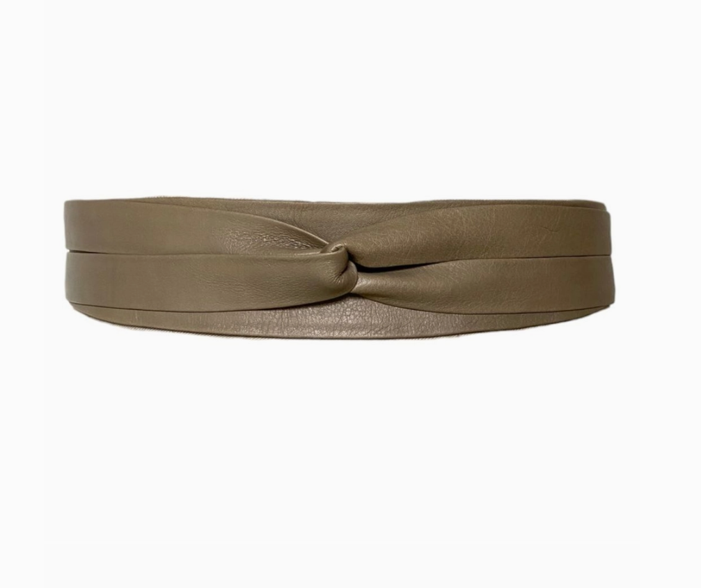 Midi Wrap Belt - Mushroom