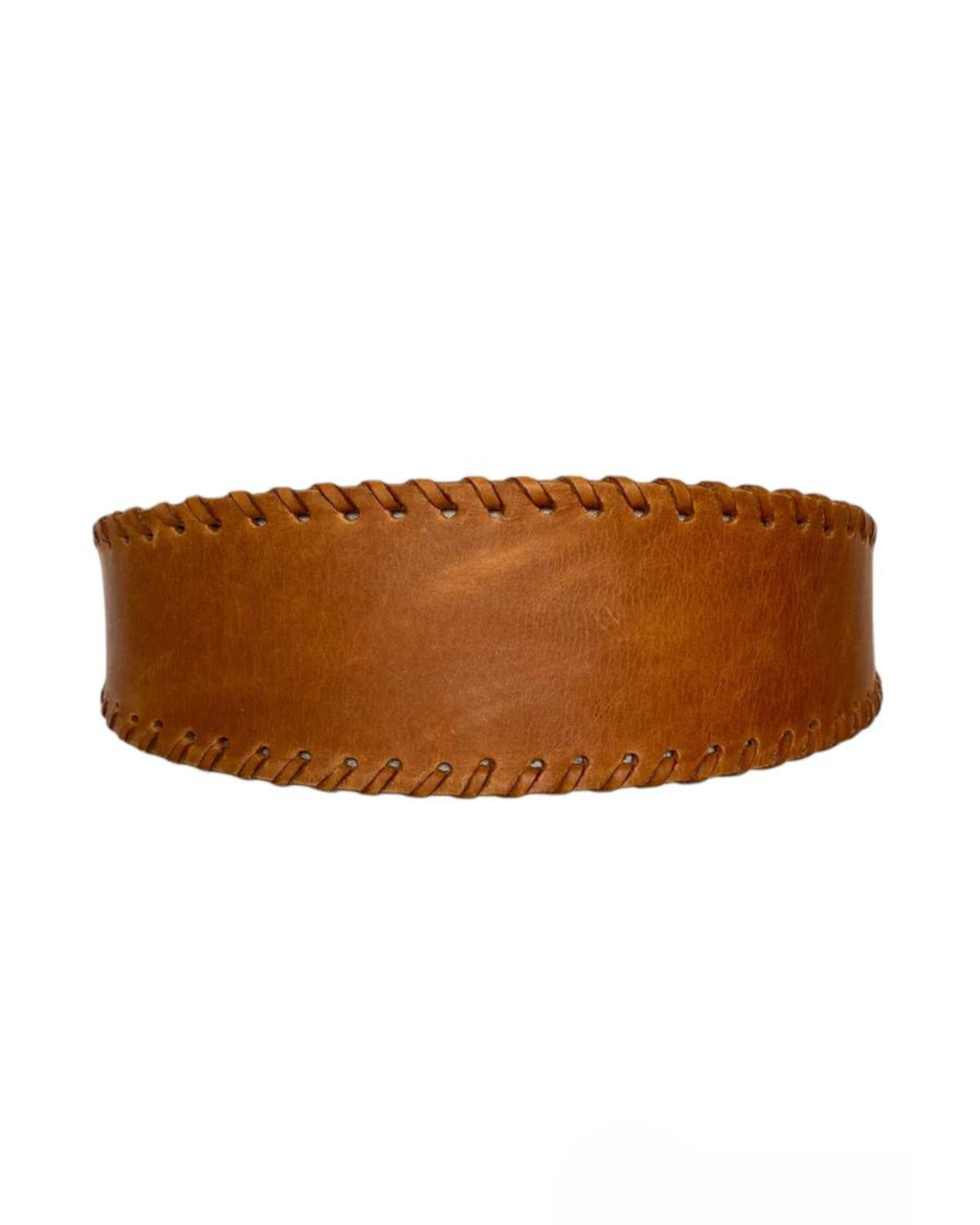 Chloe Leather Belt - Cognac