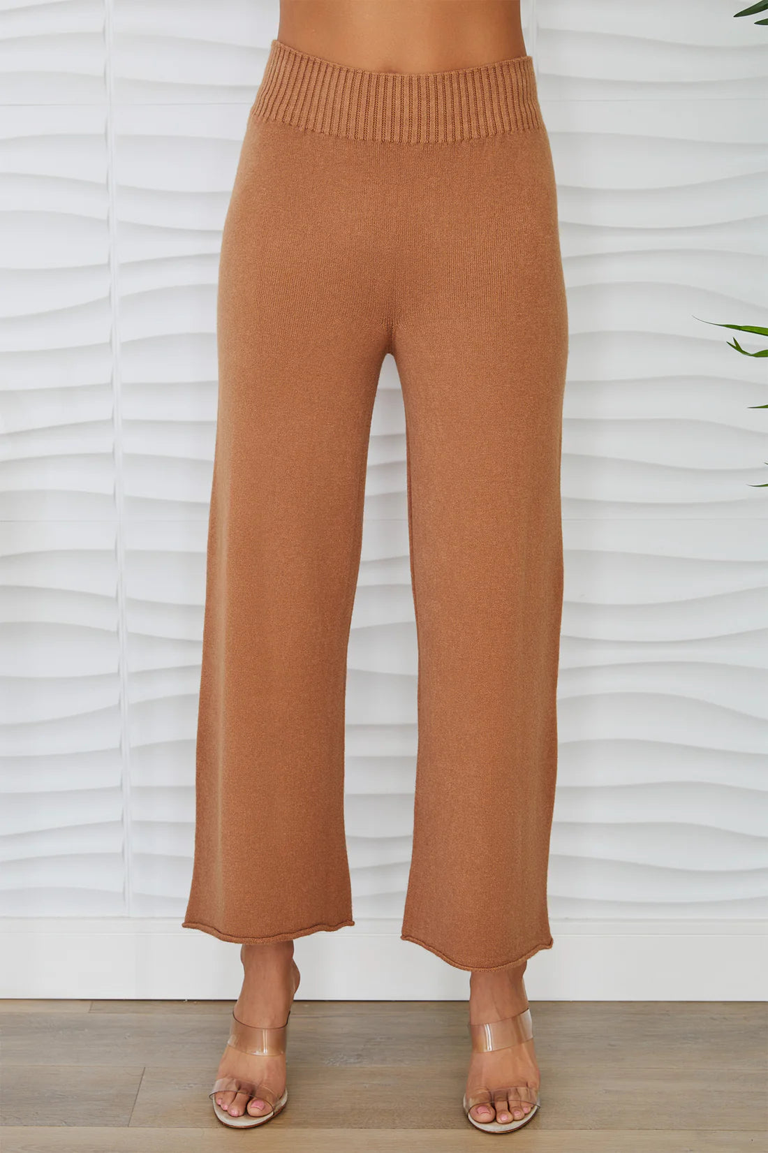 Telluride Crop Knit Flare Cozy Pant