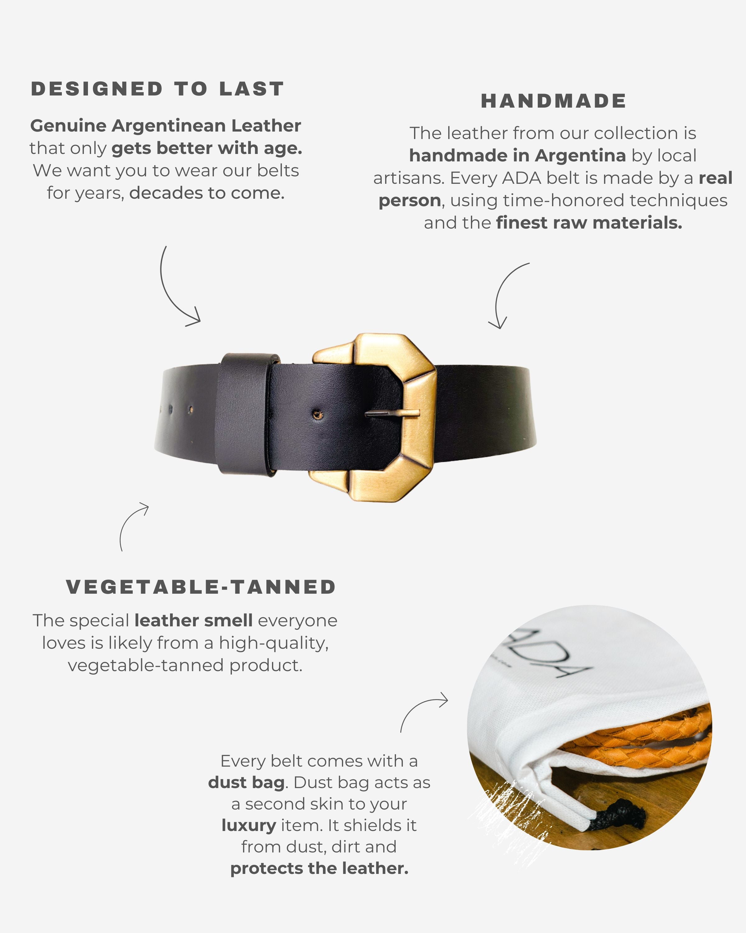 Gem Leather Belt