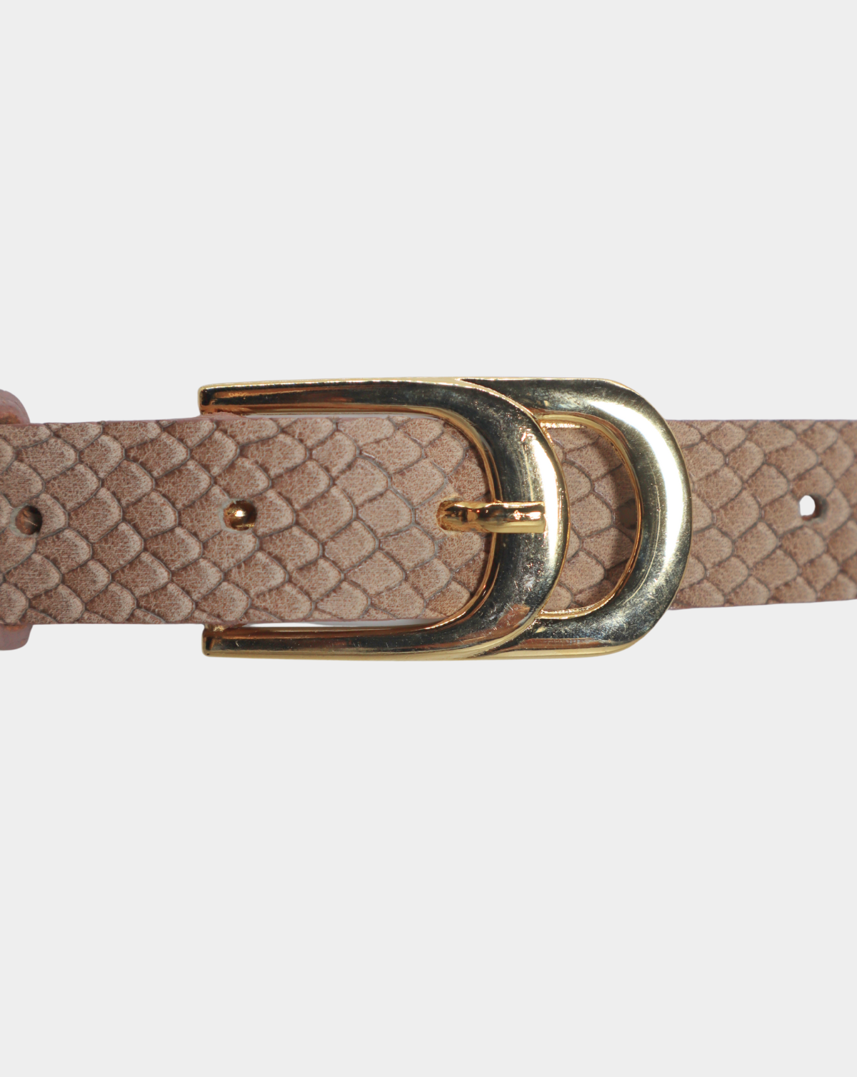Infinity Leather Belt - Python Vison