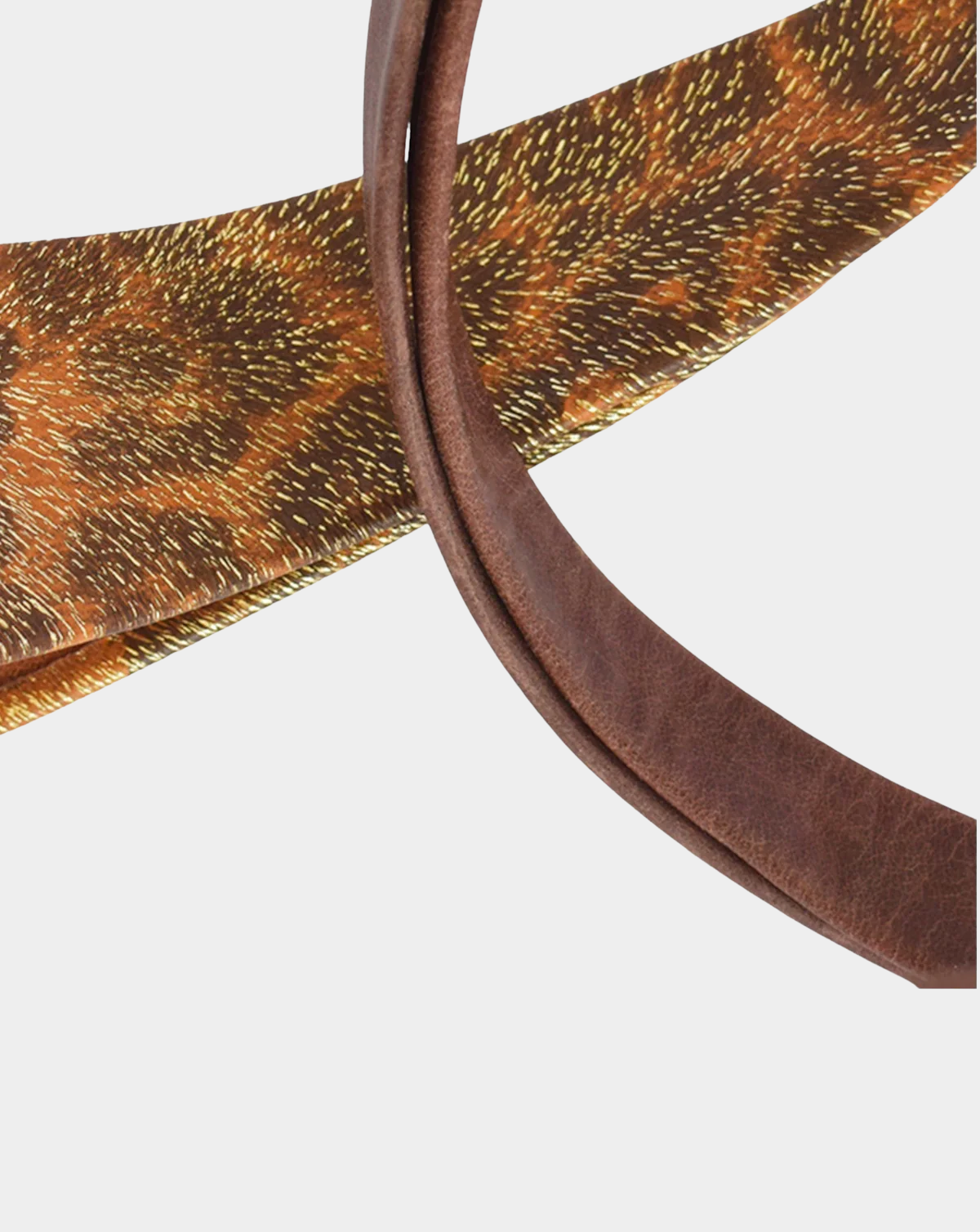 Midi Wrap Belt - Tiger Combo