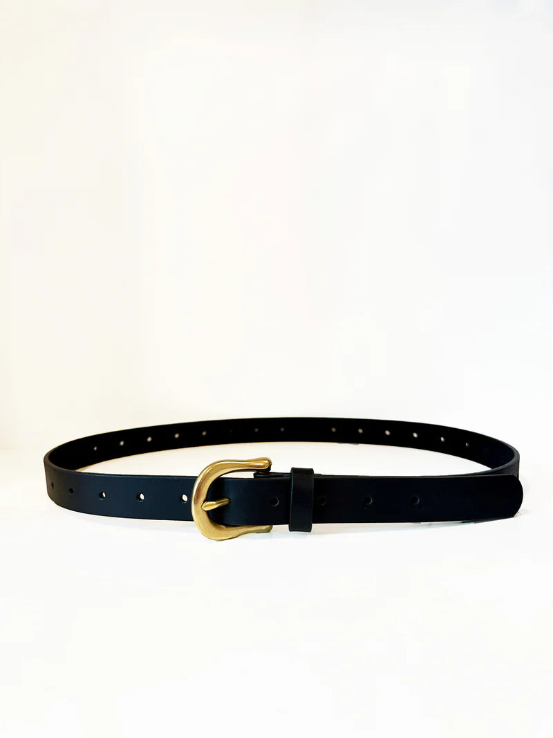 Triumph Leather Belt - Black