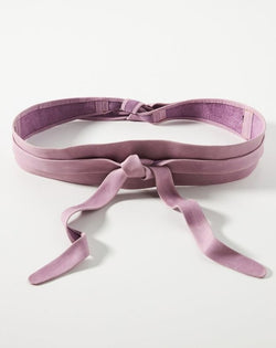 Wrap Leather Belt - Lilac