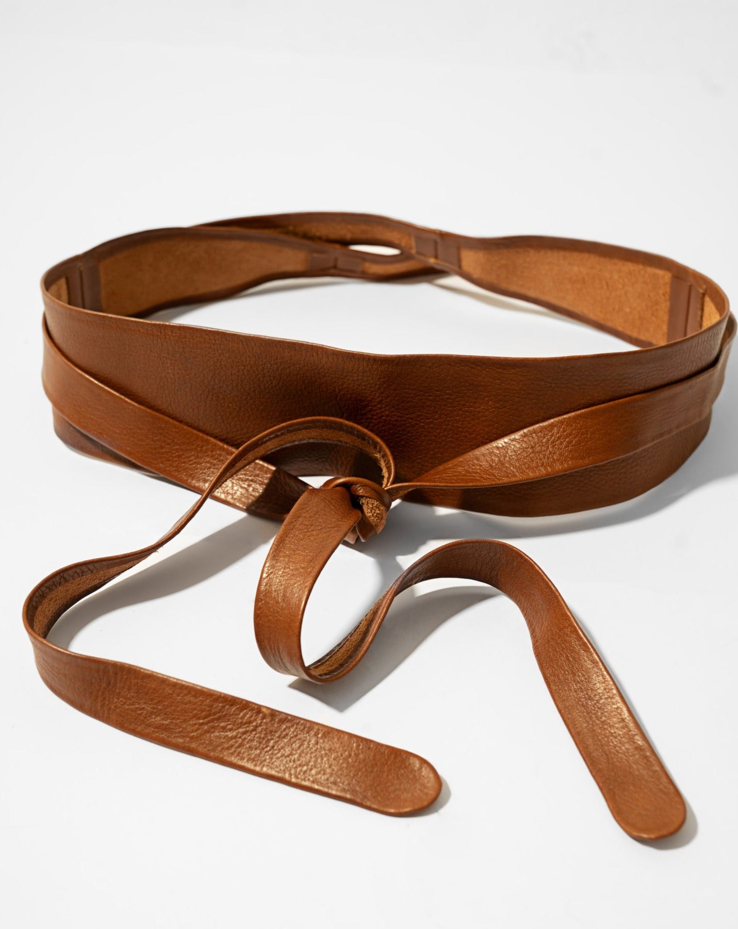 Wrap Belt | Wrap Cognac Belt | Women\'s Leather Belt - ADA Collection